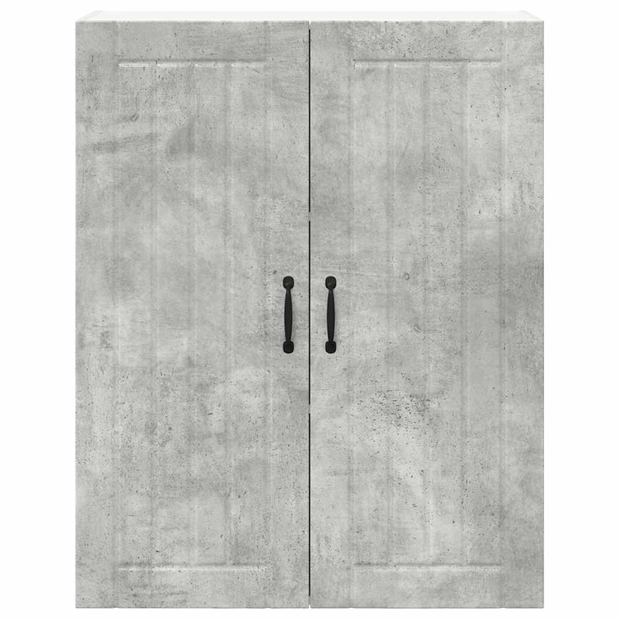 Keukenkast aan de muur met plank Beton Grijs 80 x 31 x 100 cm