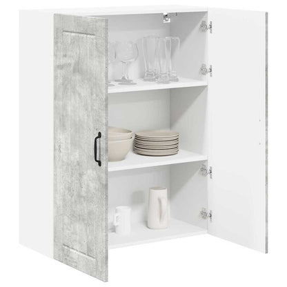 Keukenkast aan de muur met plank Beton Grijs 80 x 31 x 100 cm