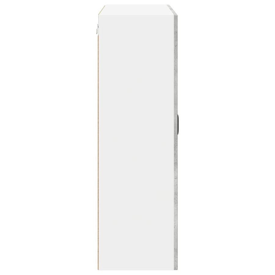 Keukenkast aan de muur met plank Beton Grijs 80 x 31 x 100 cm