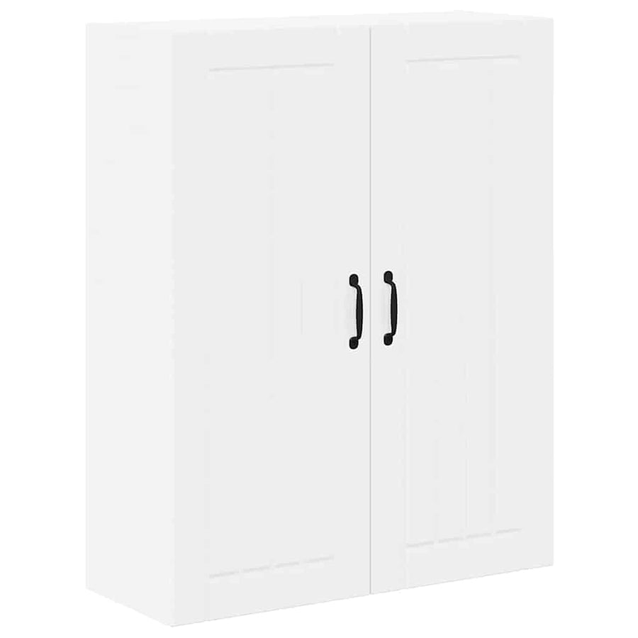 Keukenkast aan de muur met plank Hoogglans wit 80 x 31 x 100 cm