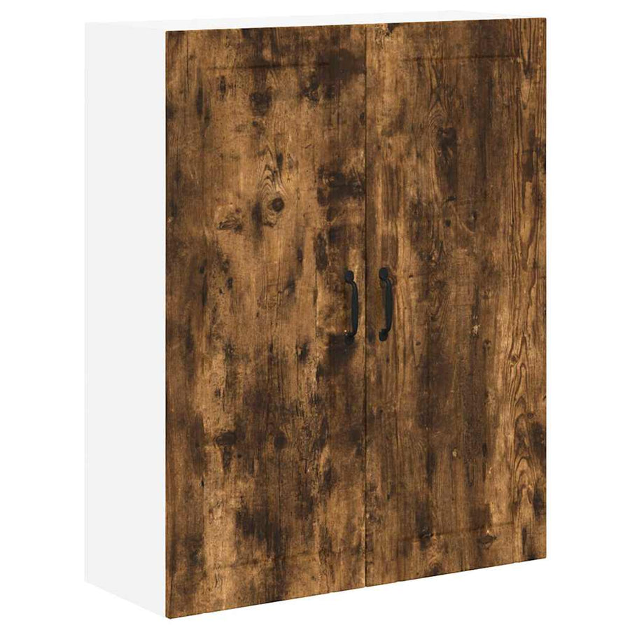 Keukenkast aan de muur met plank Gerookt eiken 80 x 31 x 100 cm