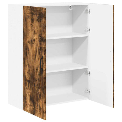 Keukenkast aan de muur met plank Gerookt eiken 80 x 31 x 100 cm