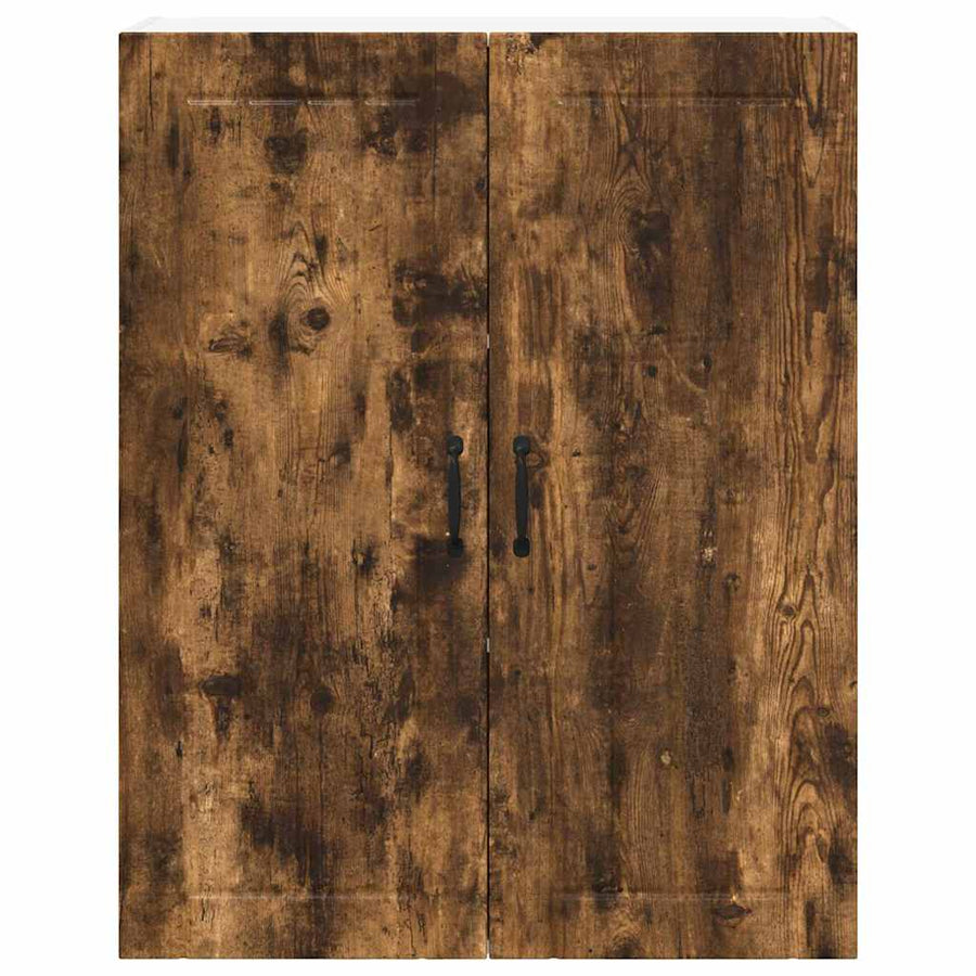 Keukenkast aan de muur met plank Gerookt eiken 80 x 31 x 100 cm