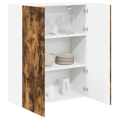 Keukenkast aan de muur met plank Gerookt eiken 80 x 31 x 100 cm