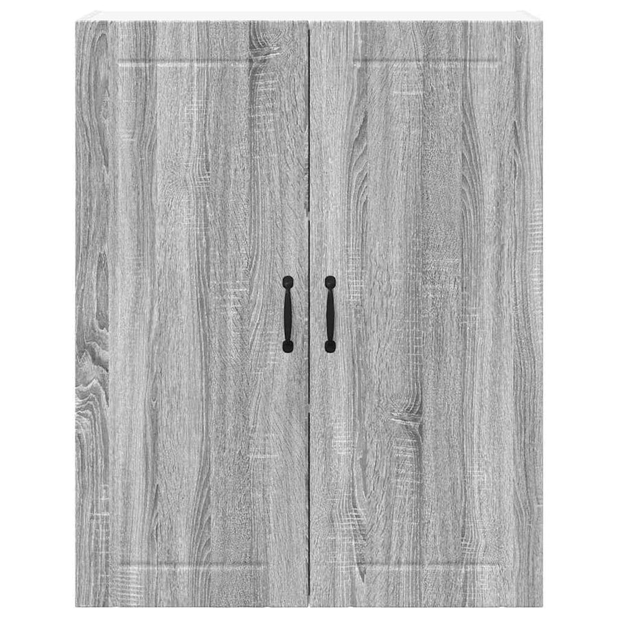 Keukenkast aan de muur met plank Grijs Sonoma 80 x 31 x 100 cm
