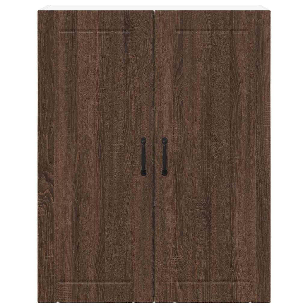 Keukenkast aan de muur met plank Bruin Eiken 80 x 31 x 100 cm