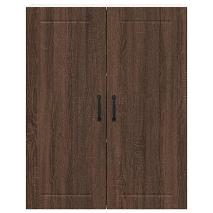 Keukenkast aan de muur met plank Bruin Eiken 80 x 31 x 100 cm
