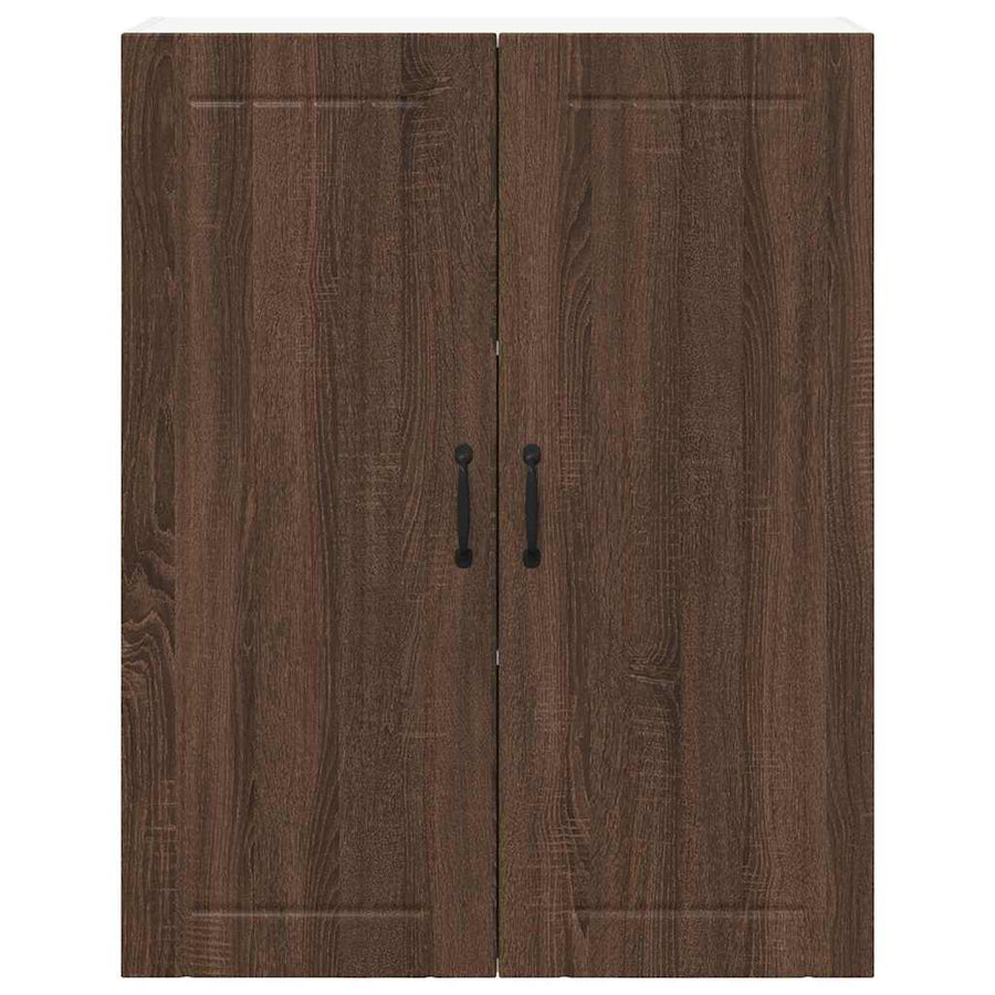 Keukenkast aan de muur met plank Bruin Eiken 80 x 31 x 100 cm