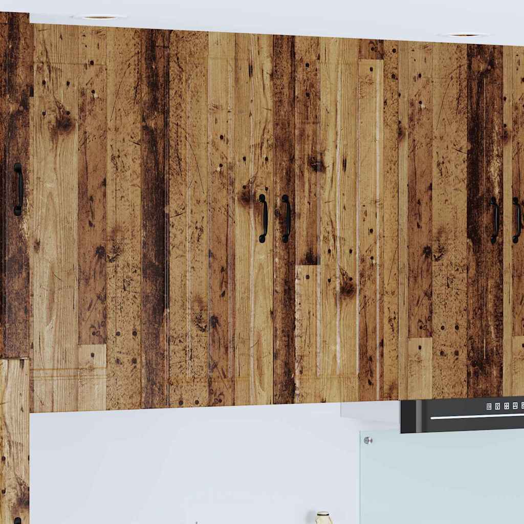 Keukenkast aan de muur Oud Hout 80 x 31 x 100 cm Bewerkt hout