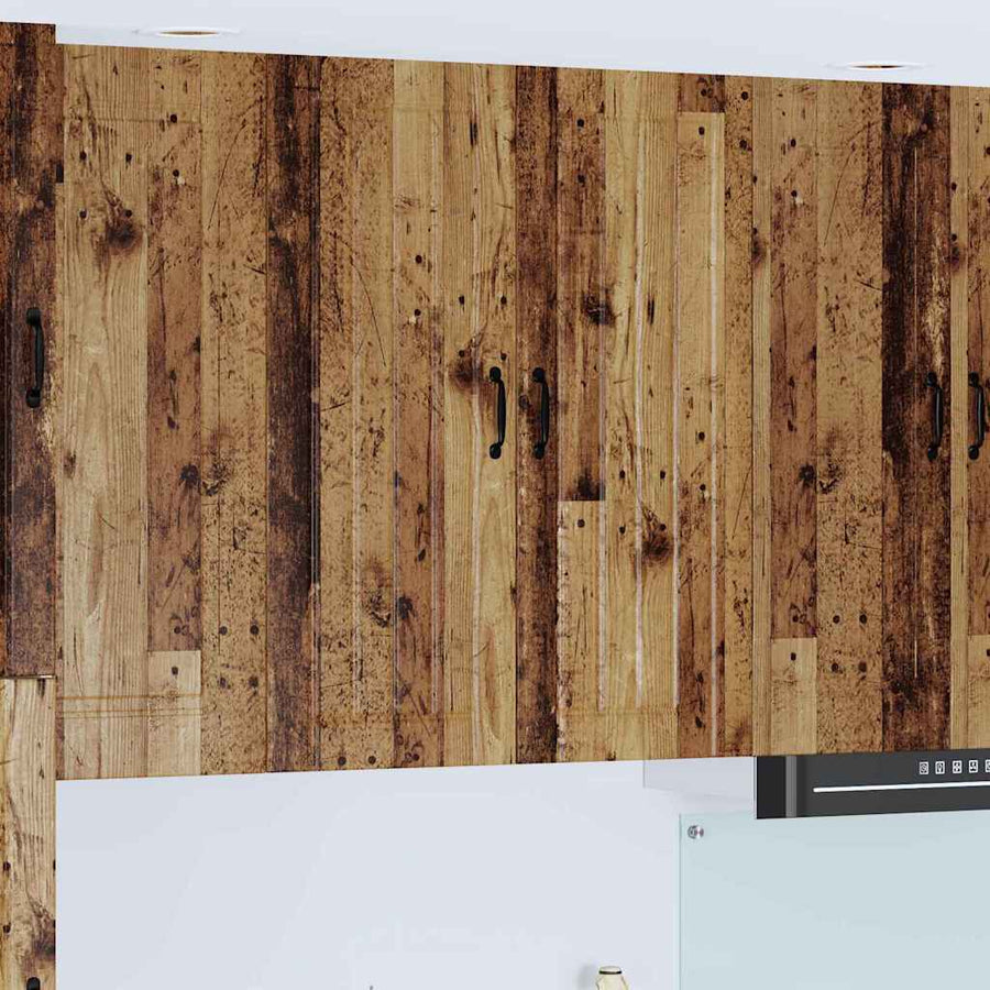Keukenkast aan de muur Oud Hout 80 x 31 x 100 cm Bewerkt hout