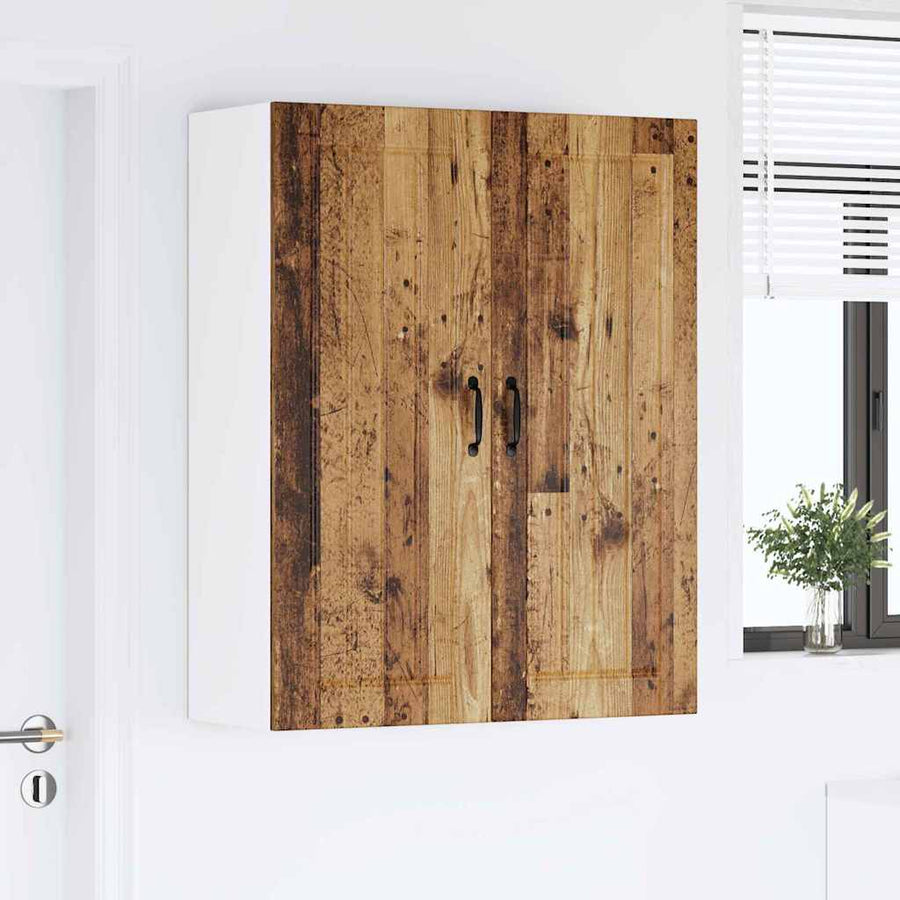 Keukenkast aan de muur Oud Hout 80 x 31 x 100 cm Bewerkt hout