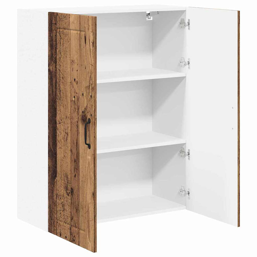 Keukenkast aan de muur Oud Hout 80 x 31 x 100 cm Bewerkt hout