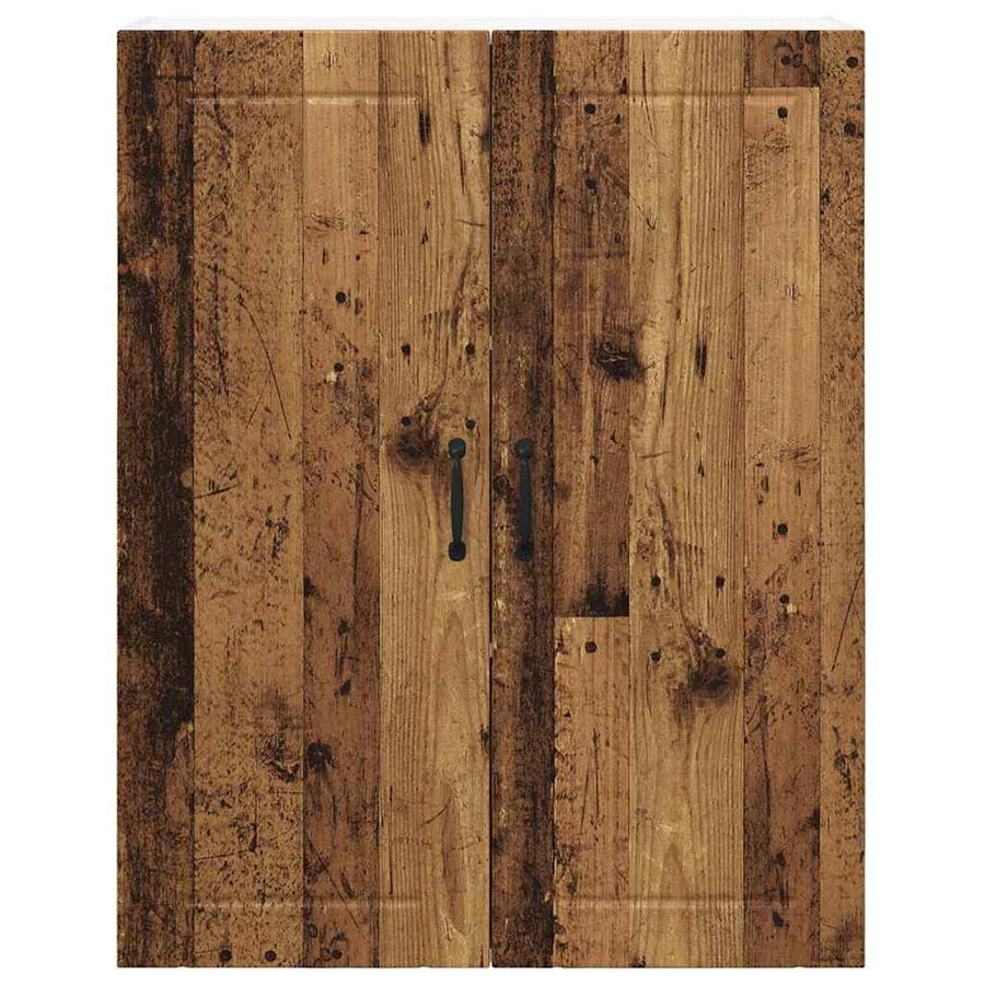 Keukenkast aan de muur Oud Hout 80 x 31 x 100 cm Bewerkt hout