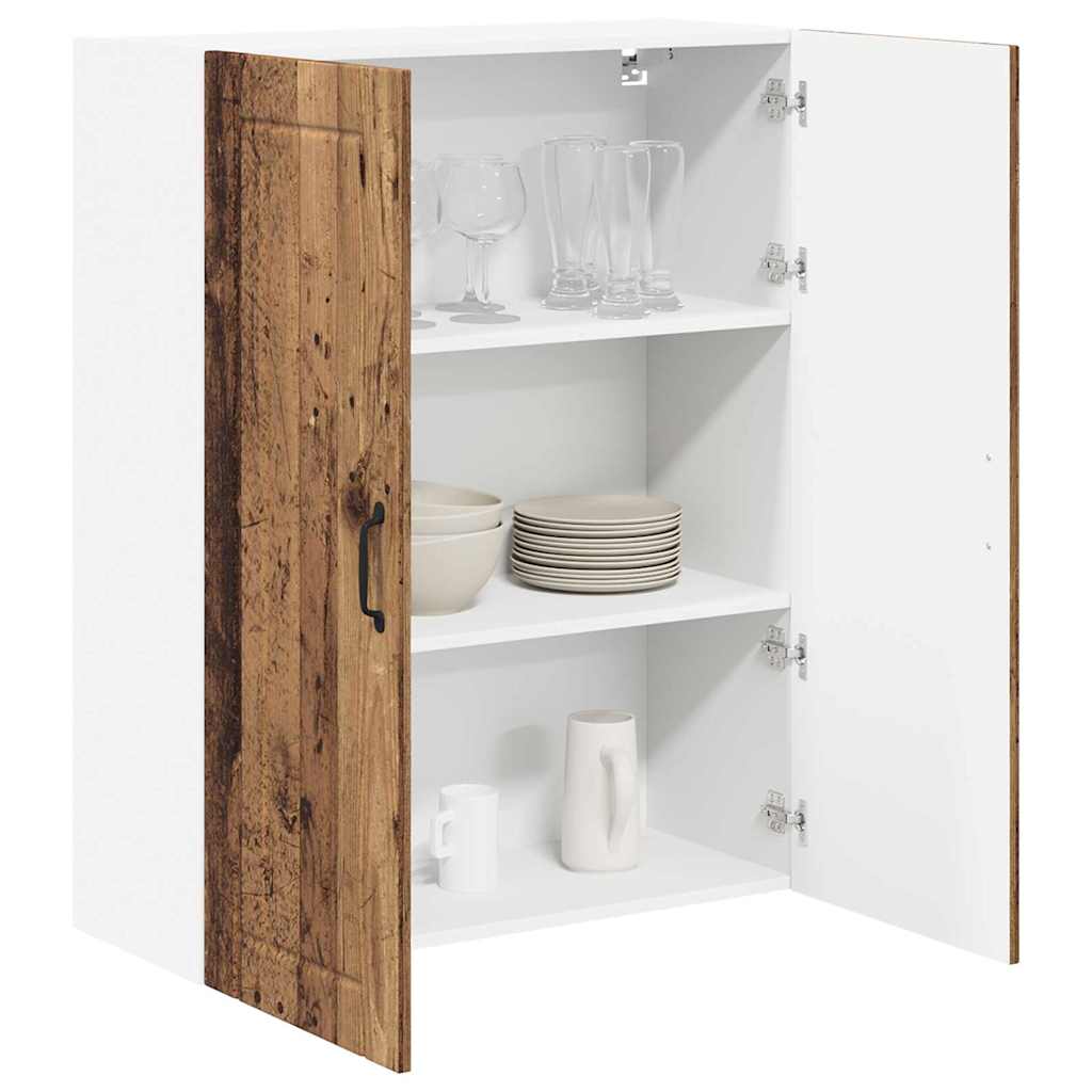 Keukenkast aan de muur Oud Hout 80 x 31 x 100 cm Bewerkt hout