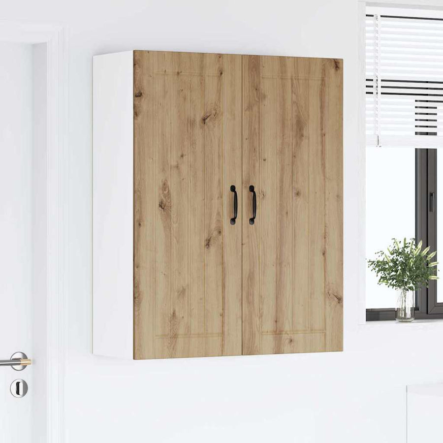 Keukenkast aan de muur met plank Artisan Eiken 80 x 31 x 100 cm