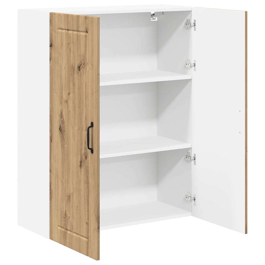 Keukenkast aan de muur met plank Artisan Eiken 80 x 31 x 100 cm