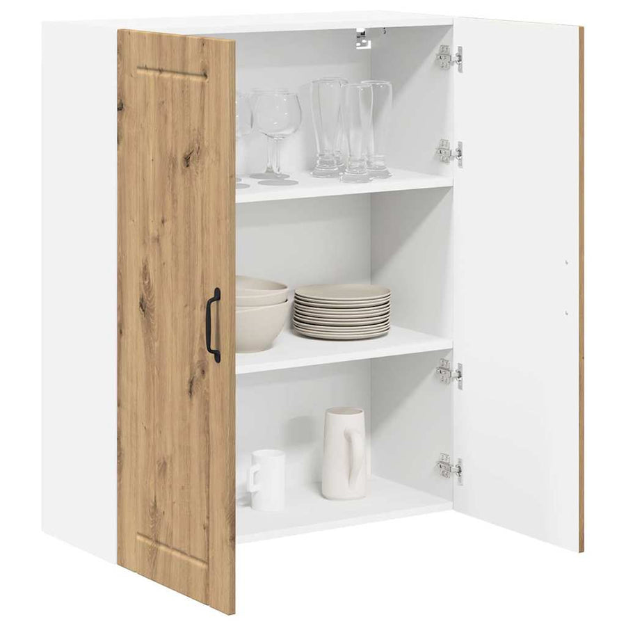 Keukenkast aan de muur met plank Artisan Eiken 80 x 31 x 100 cm