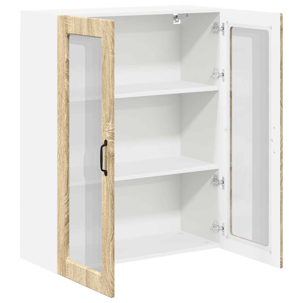 Keukenkast aan de muur met plank Sonoma Eiken 80 x 31 x 100 cm