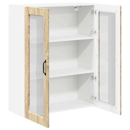 Keukenkast aan de muur met plank Sonoma Eiken 80 x 31 x 100 cm