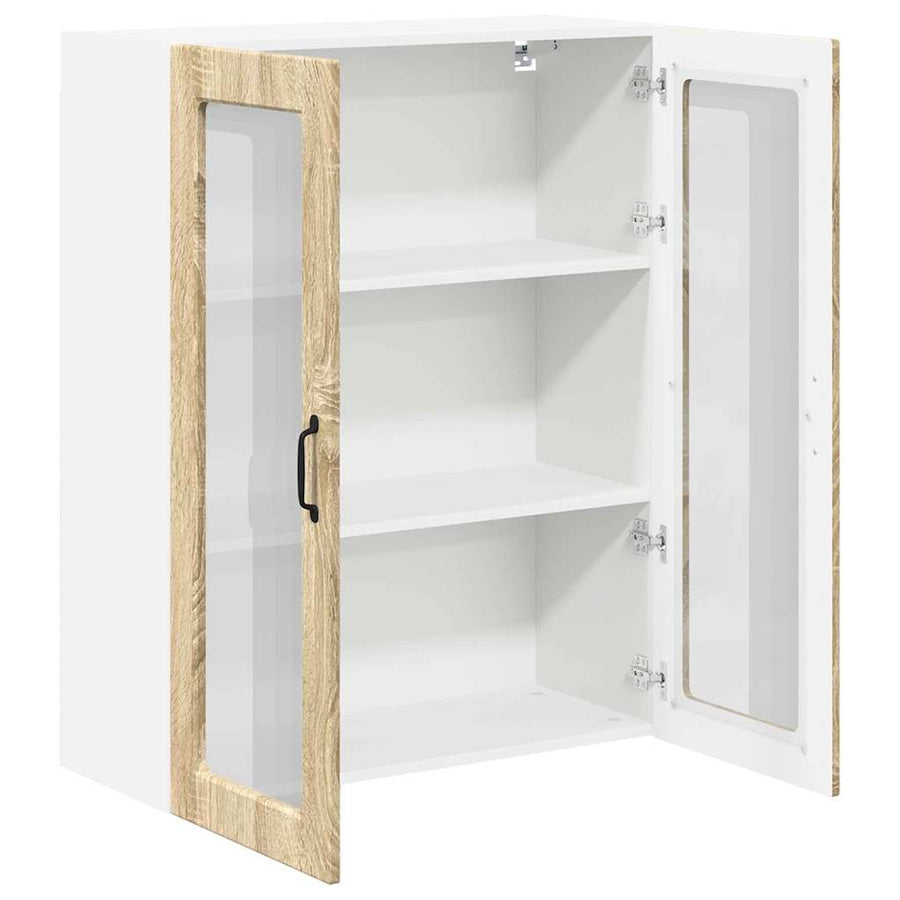 Keukenkast aan de muur met plank Sonoma Eiken 80 x 31 x 100 cm
