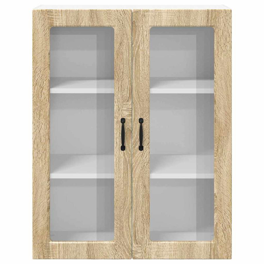 Keukenkast aan de muur met plank Sonoma Eiken 80 x 31 x 100 cm
