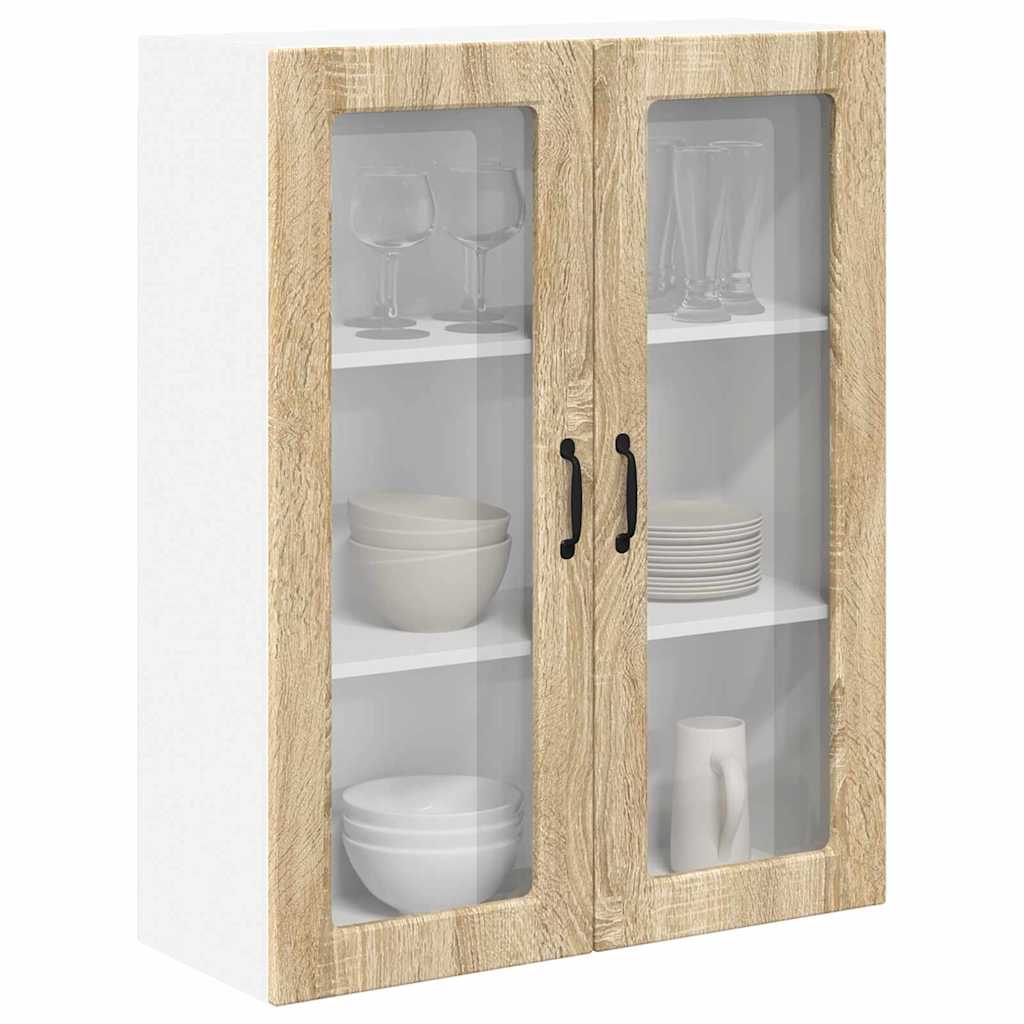 Keukenkast aan de muur met plank Sonoma Eiken 80 x 31 x 100 cm