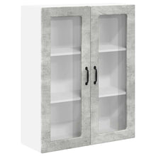 Keukenkast aan de muur met plank Beton Grijs 80 x 31 x 100 cm