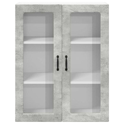Keukenkast aan de muur met plank Beton Grijs 80 x 31 x 100 cm