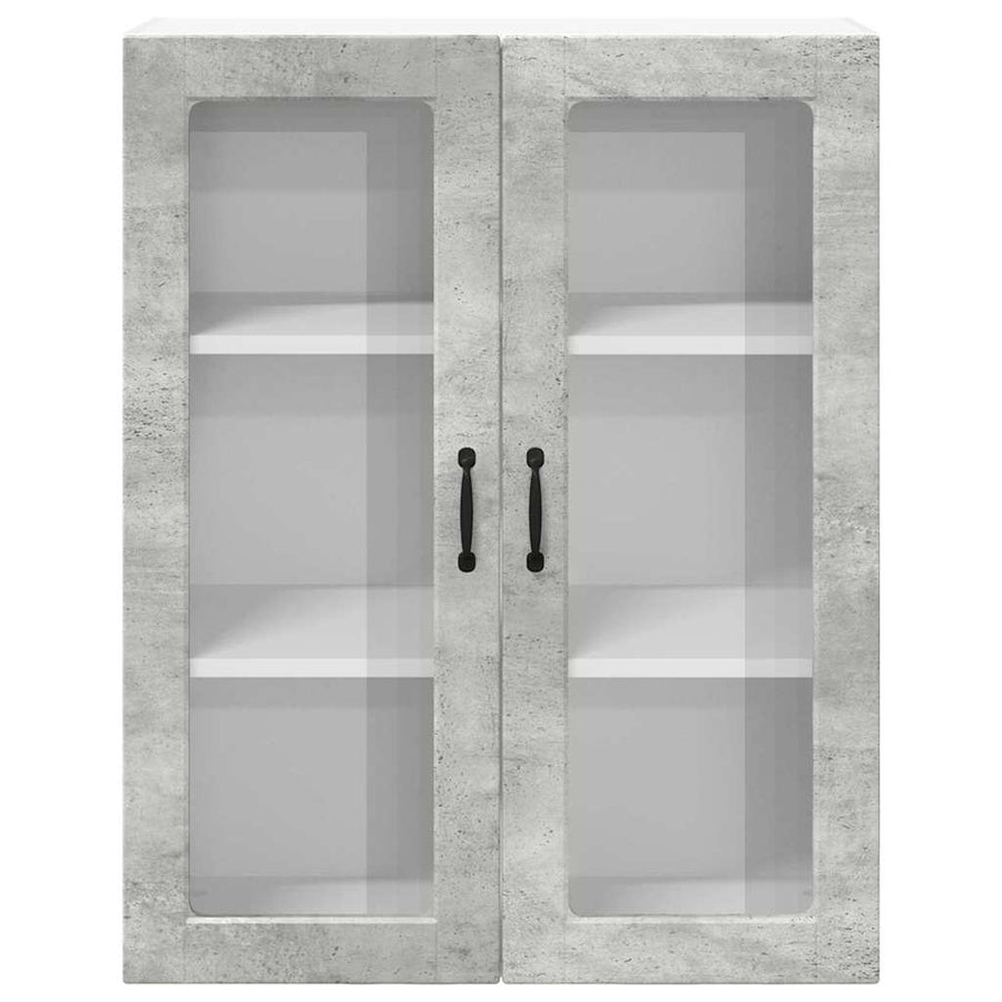 Keukenkast aan de muur met plank Beton Grijs 80 x 31 x 100 cm