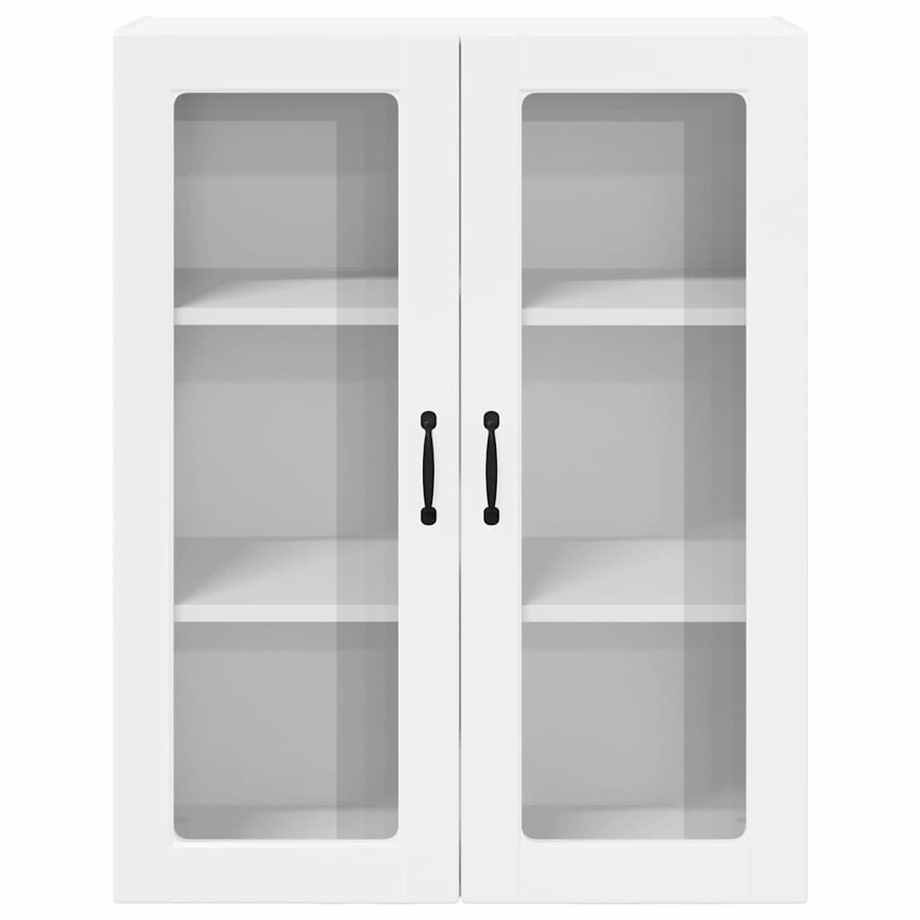 Keukenkast aan de muur met plank Hoogglans wit 80 x 31 x 100 cm
