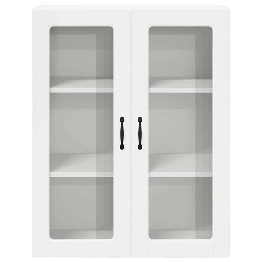 Keukenkast aan de muur met plank Hoogglans wit 80 x 31 x 100 cm