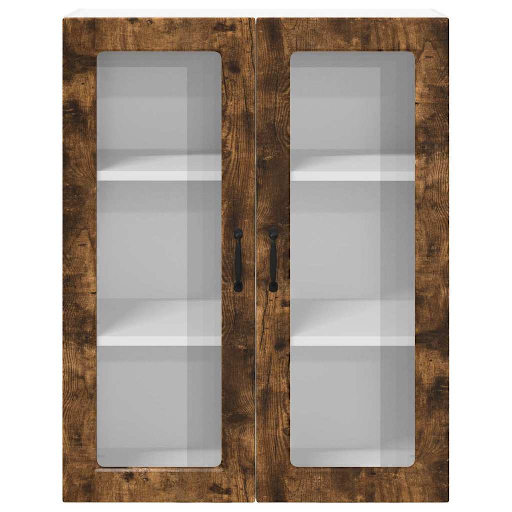 Keukenkast aan de muur met plank Gerookt eiken 80 x 31 x 100 cm