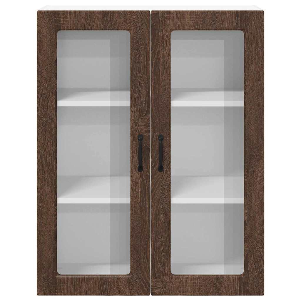Keukenkast aan de muur met plank Bruin Eiken 80 x 31 x 100 cm