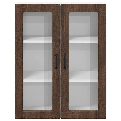 Keukenkast aan de muur met plank Bruin Eiken 80 x 31 x 100 cm