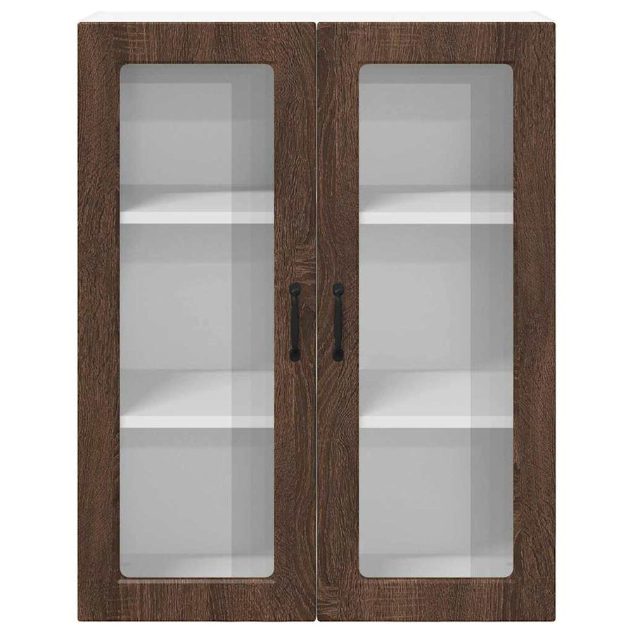 Keukenkast aan de muur met plank Bruin Eiken 80 x 31 x 100 cm