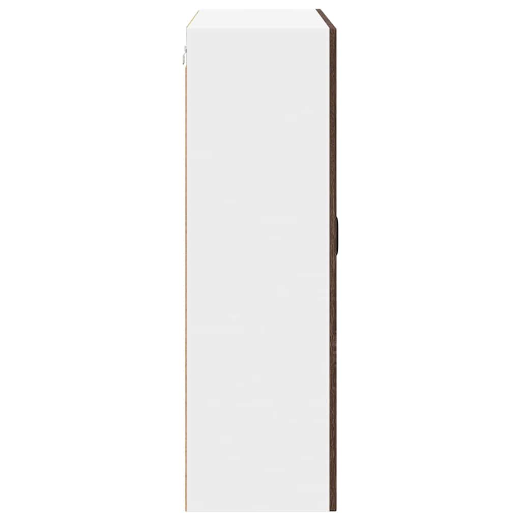 Keukenkast aan de muur met plank Bruin Eiken 80 x 31 x 100 cm