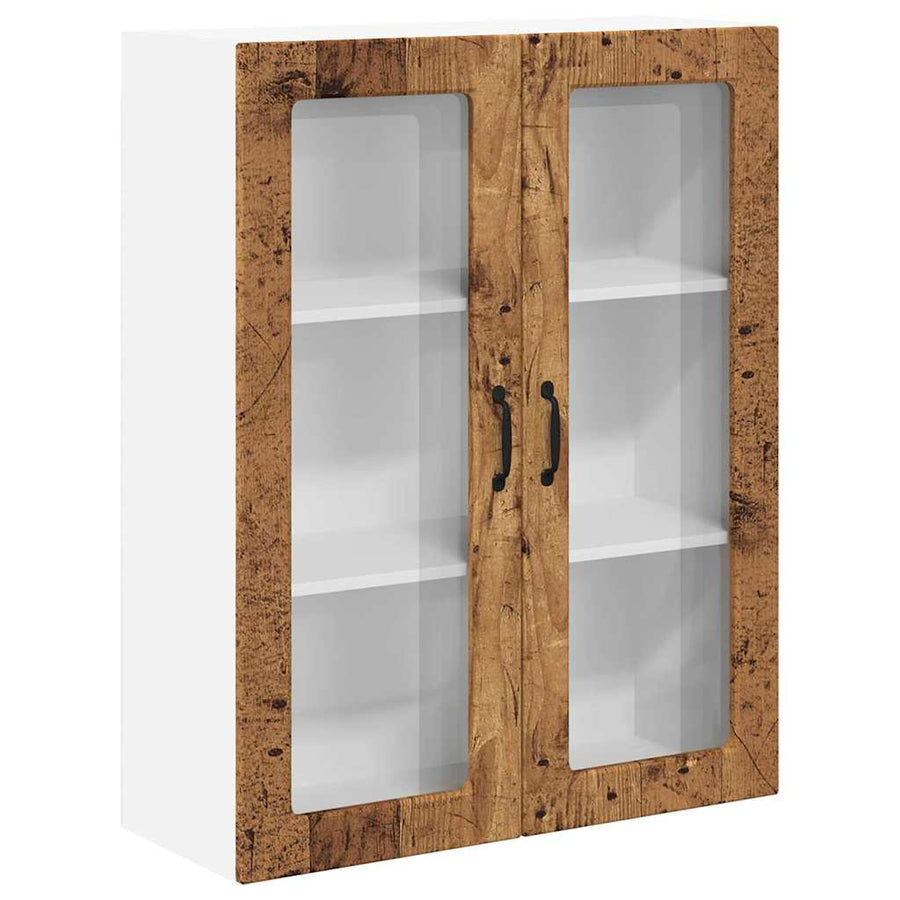 Keukenkast aan de muur Oud Hout 80 x 31 x 100 cm Bewerkt hout