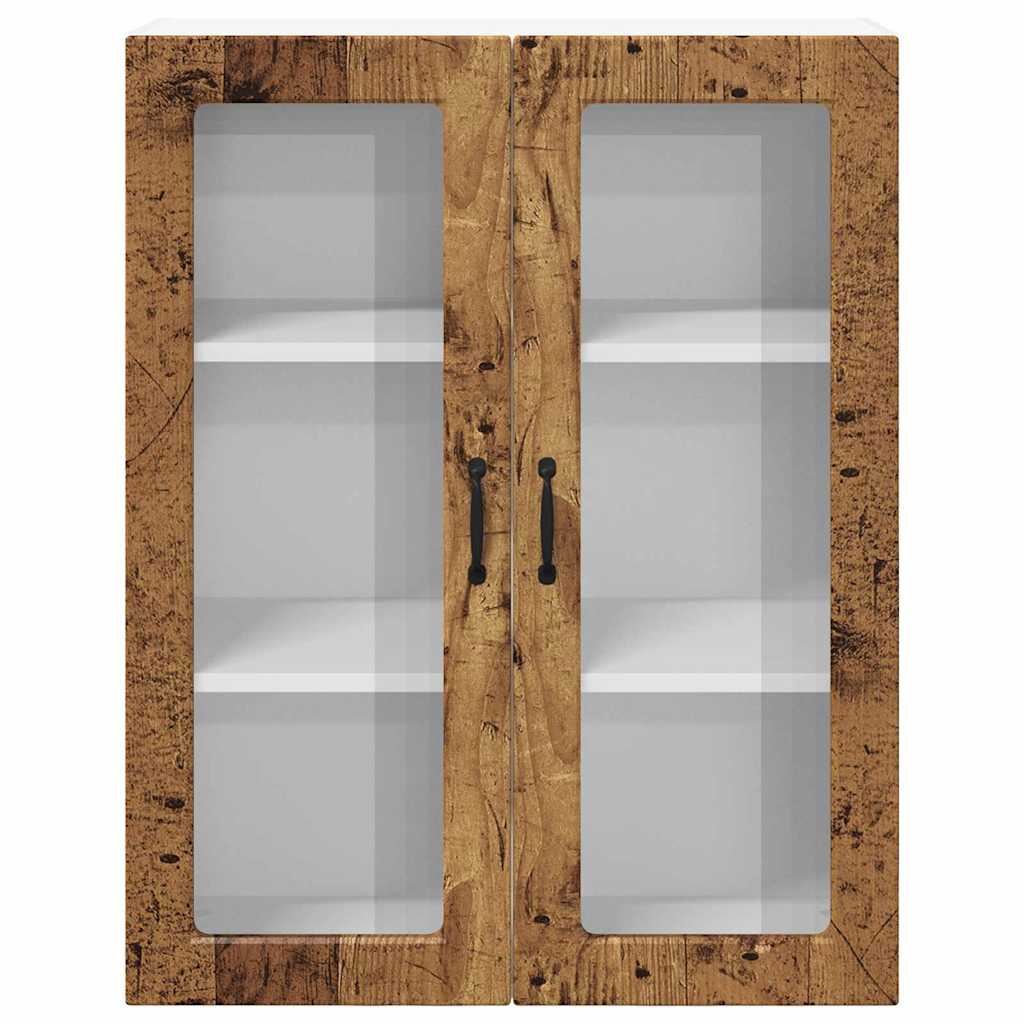 Keukenkast aan de muur Oud Hout 80 x 31 x 100 cm Bewerkt hout