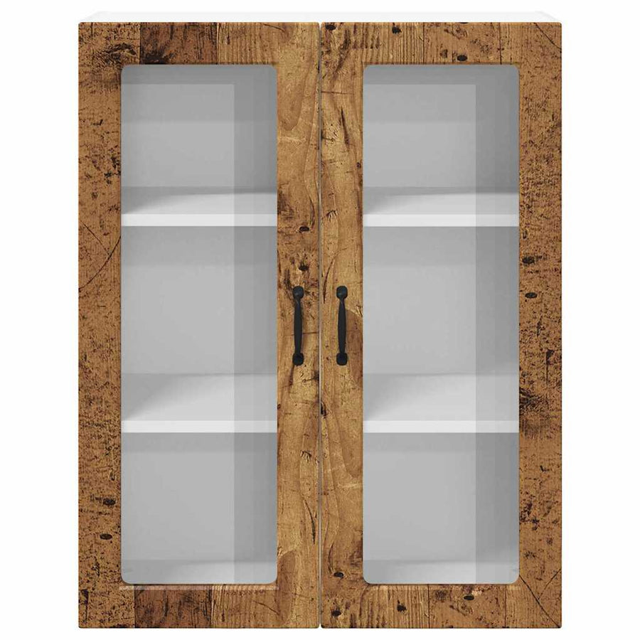 Keukenkast aan de muur Oud Hout 80 x 31 x 100 cm Bewerkt hout