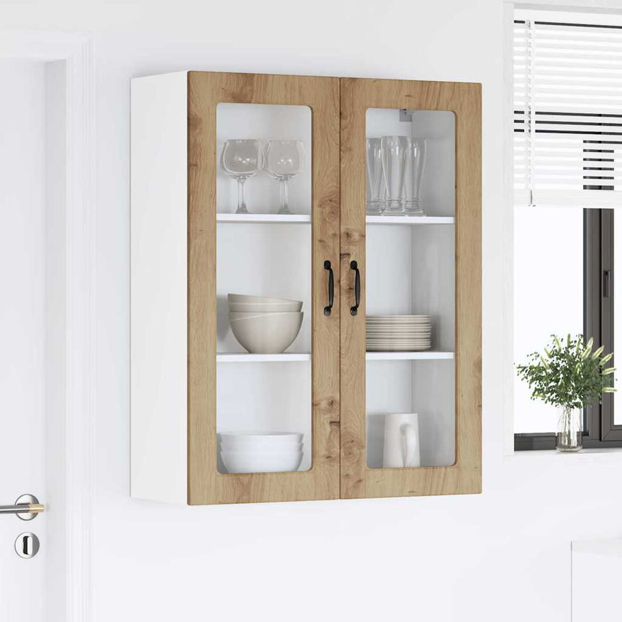 Keukenkast aan de muur met plank Artisan Eiken 80 x 31 x 100 cm