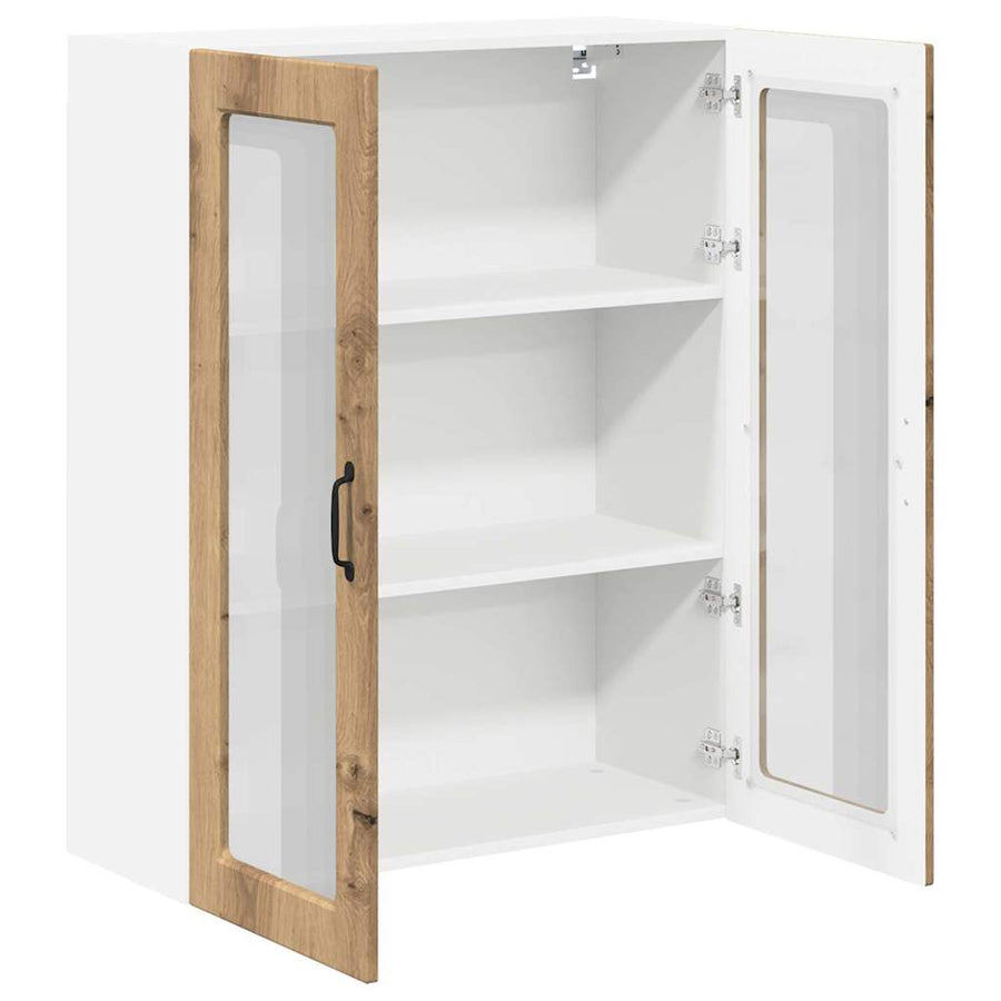 Keukenkast aan de muur met plank Artisan Eiken 80 x 31 x 100 cm