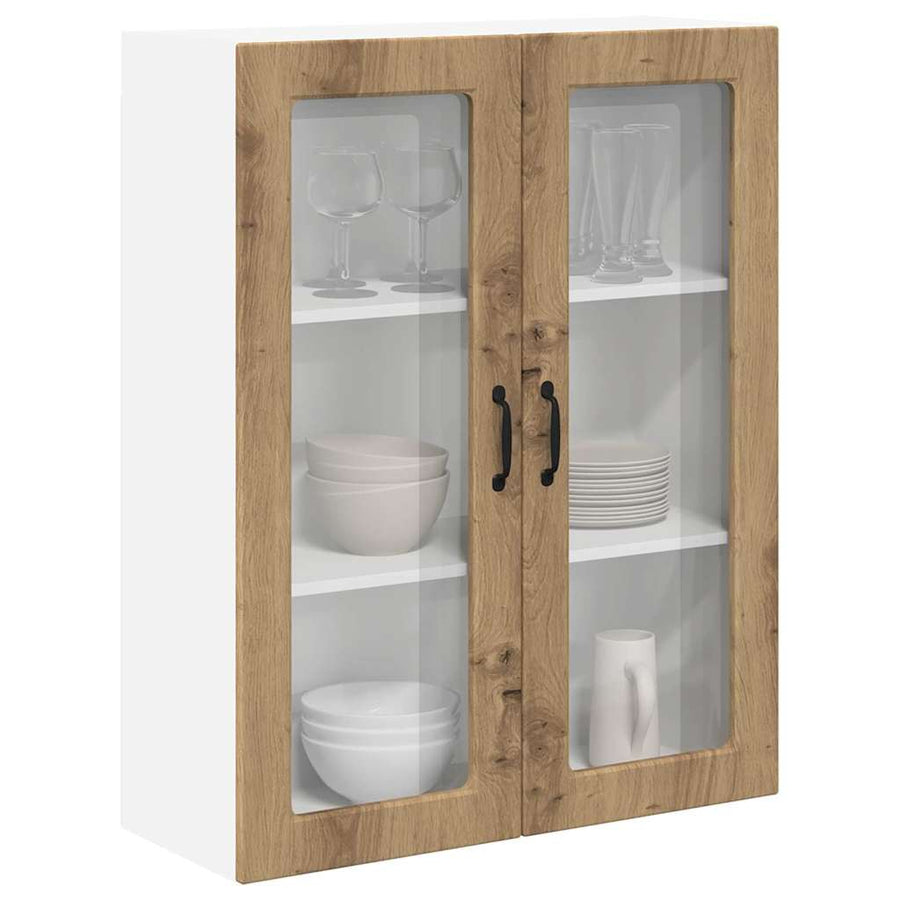 Keukenkast aan de muur met plank Artisan Eiken 80 x 31 x 100 cm