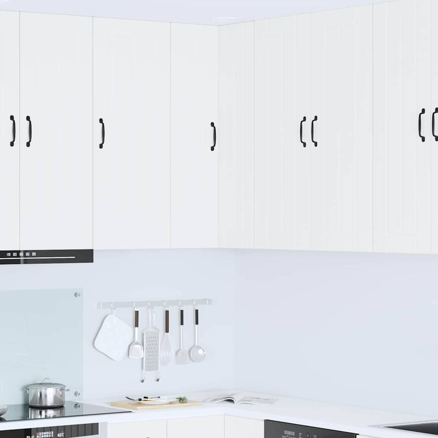 Keukenkast aan de muur Wit 57 x 57 x 100 cm Bewerkt hout