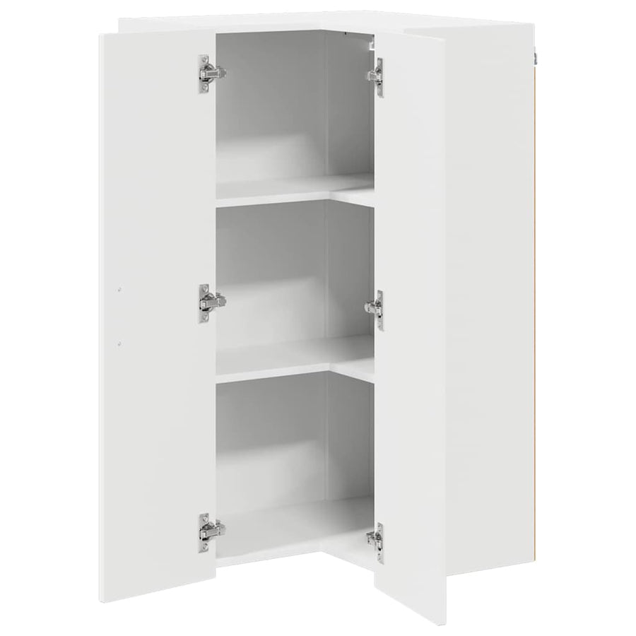 Keukenkast aan de muur Wit 57 x 57 x 100 cm Bewerkt hout