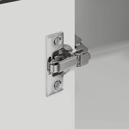 Keukenkast aan de muur Zwart 57 x 57 x 100 cm Bewerkt hout
