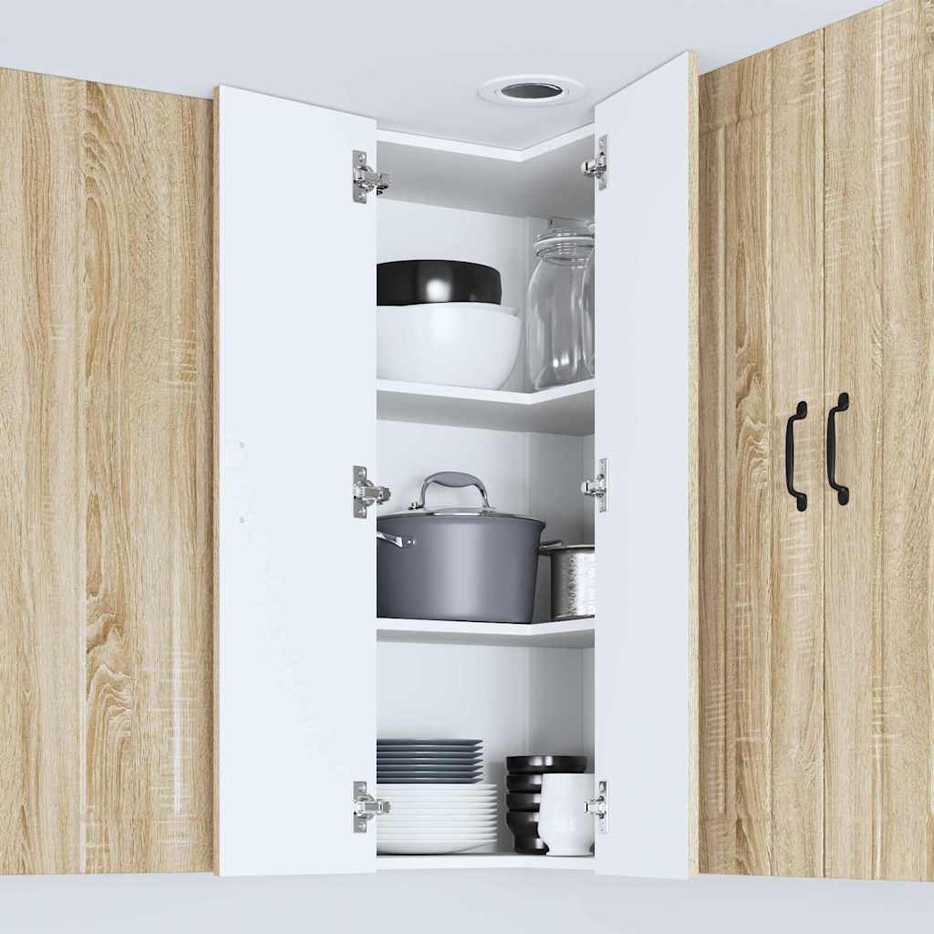 Keukenkast aan de muur met plank Sonoma Eiken 57 x 57 x 100 cm