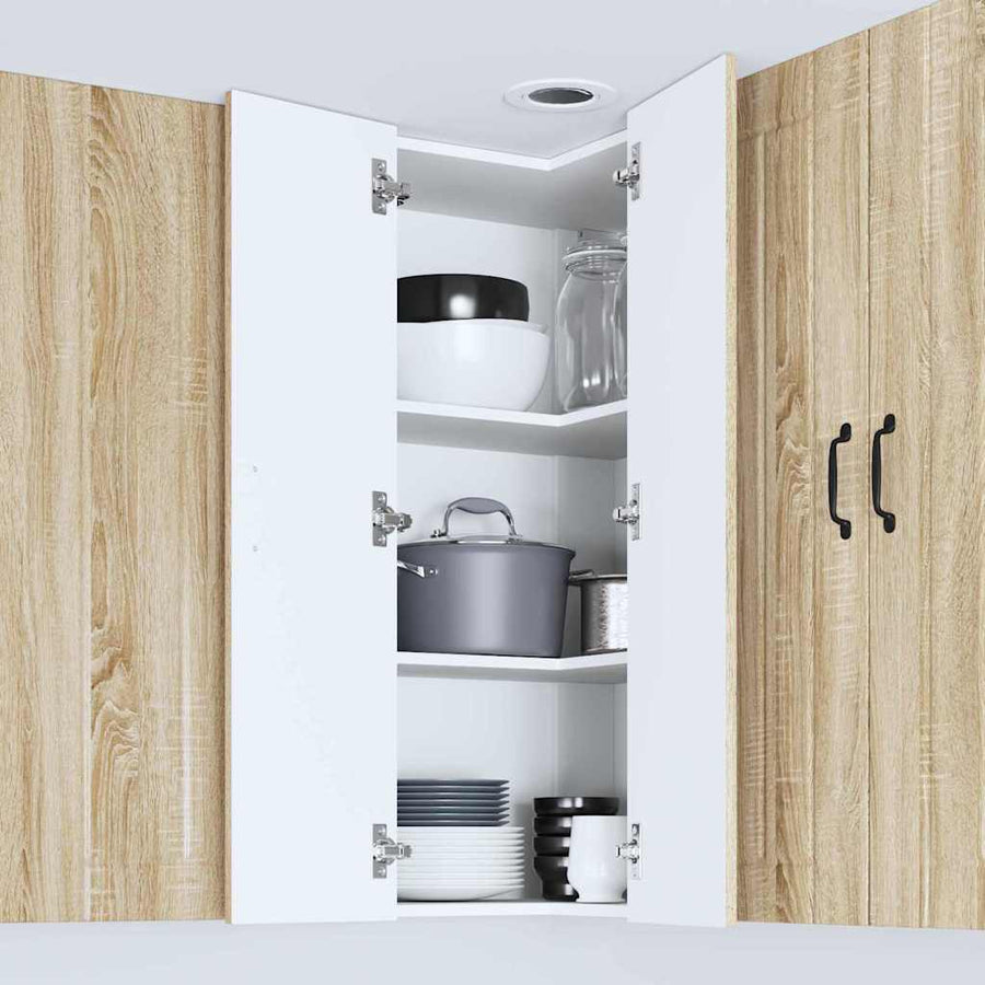 Keukenkast aan de muur met plank Sonoma Eiken 57 x 57 x 100 cm