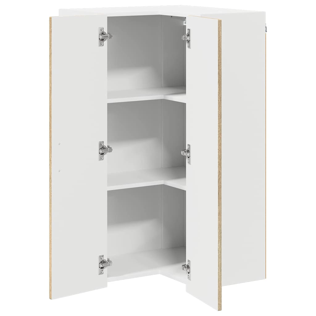Keukenkast aan de muur met plank Sonoma Eiken 57 x 57 x 100 cm