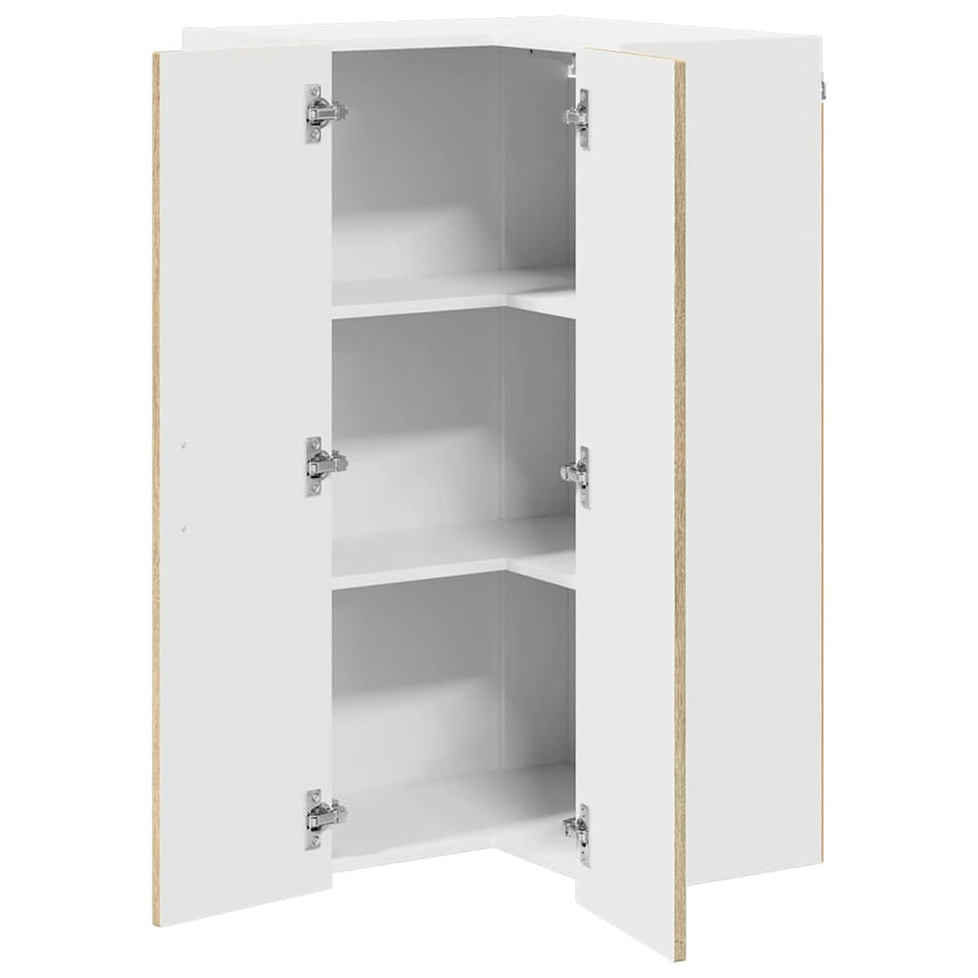 Keukenkast aan de muur met plank Sonoma Eiken 57 x 57 x 100 cm