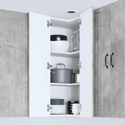 Keukenkast aan de muur met plank Beton Grijs 57 x 57 x 100 cm